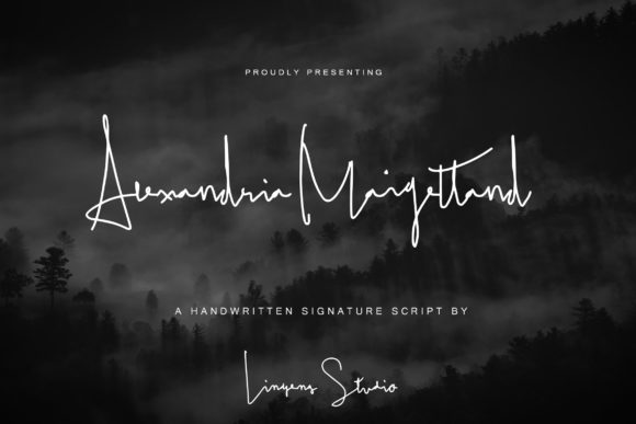 Alexandria Maigettand Font for Web Design