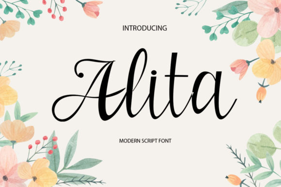 Alita: A Handwritten Font for Creative Web Design