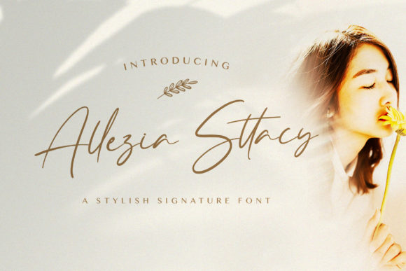 Allezia Sttacy: A Delicate Script for Creative Projects