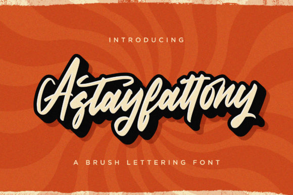 Astayfattony: A Delicate Script Font