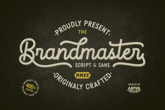 Brandmaster: A Vintage Font for Modern Design