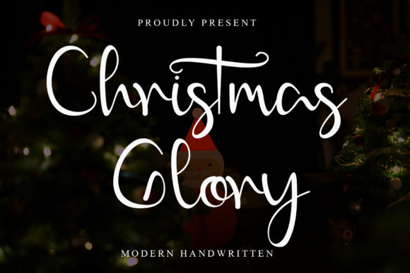 Christmas Glory Font for Creative Projects