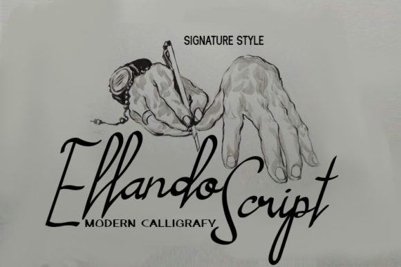 Ellando: A Modern Calligraphy Font