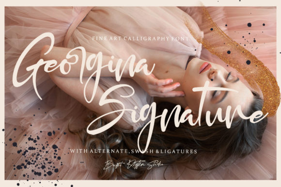 Georgina Signature Font for Creative Marketing