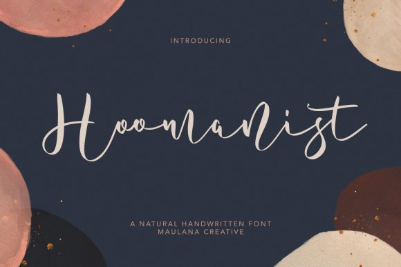 Hoomanist: A Sweet Handwritten Font