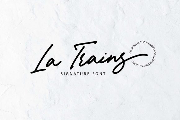 La Trains: A Font That Elevates Your Brand