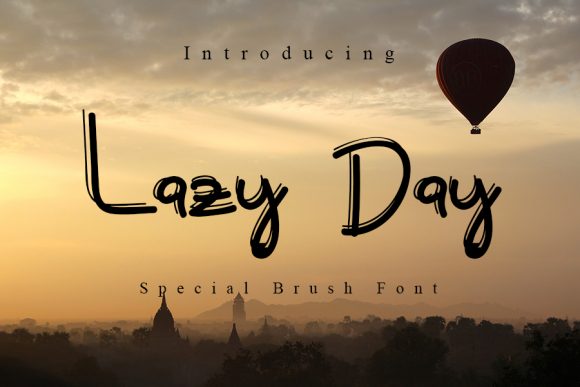 Lazy Day Font: Elegant Script for Digital Marketing