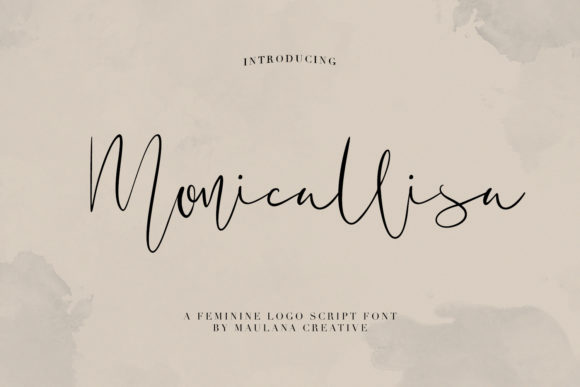 Monicallisa: A Stylish Script for Branding