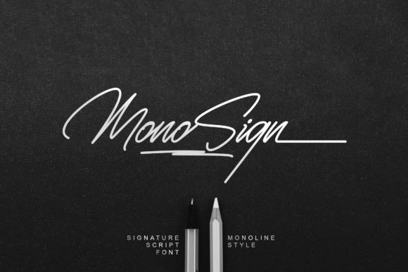 Monosign: A Professional Script Font for Business