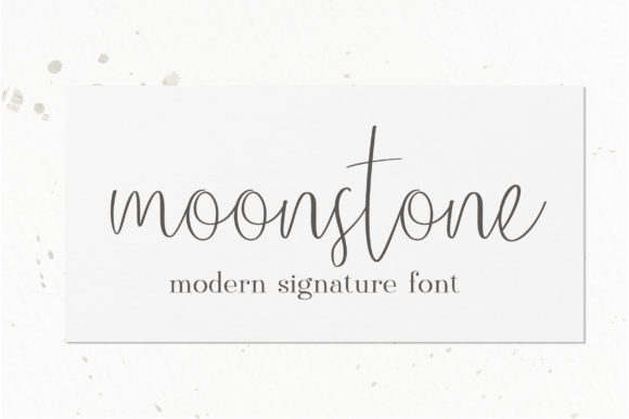 Moonstone: A Stylish Script Font