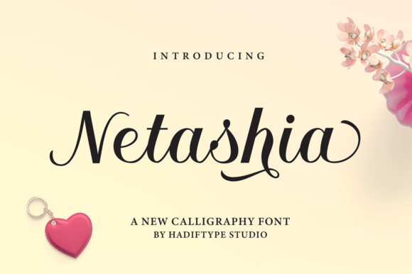 Netashia: Elegant Calligraphy Font