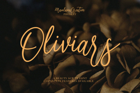 Oliviars: A Script Font for Real Design Work
