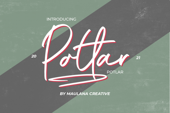 Potlar: A Creative Font for Campaign Design