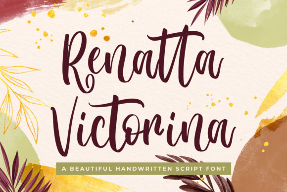 Renatta Victorina: A Handwritten Font for Editorial Design