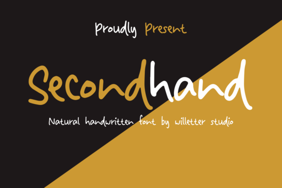 Secondhand: A Fun, Quirky Font for Creative Projects