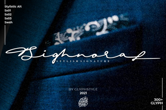 Sighnora: A Elegant Script Font