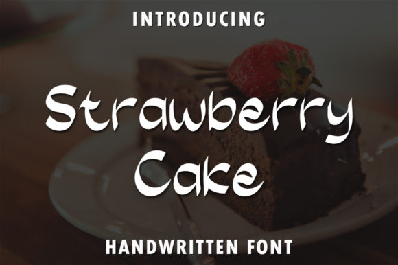 Strawberry Cake Font for Web Design