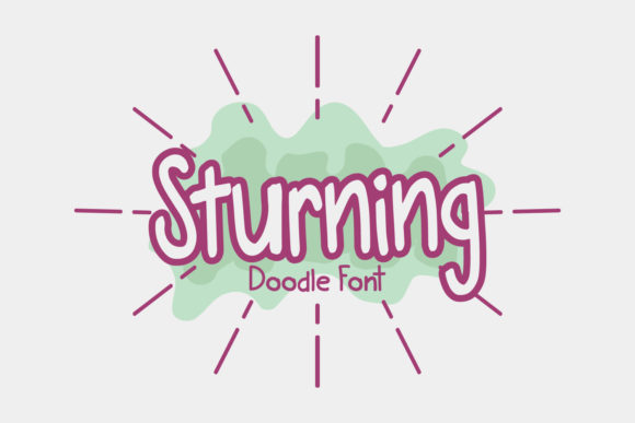 Sturning: A Whimsical Script Font