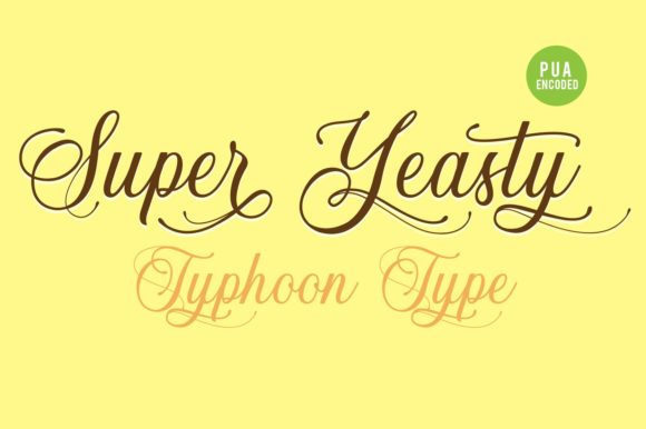 Super Yeasty Font for Creative Projects