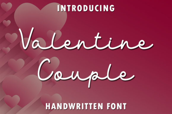 Valentine Couple Font for Romantic Branding