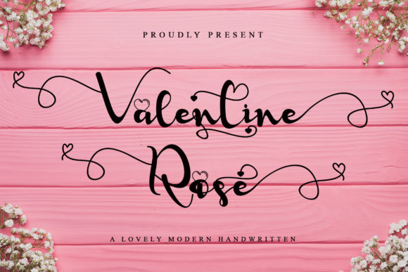 Valentine Rose: A Romantic Typeface