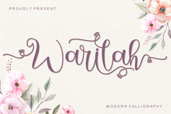 Warilah: A Magical Script Font